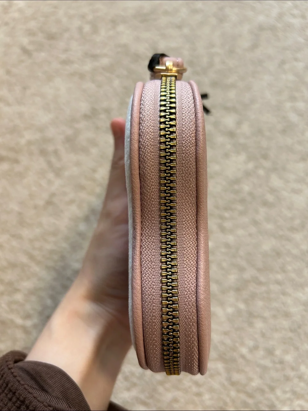Juicy Couture Retro Vibe Velour Heart Zip-Around Wallet Wristlet Set 2 PCs Y2K